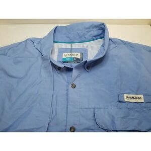 Magellan‎ Fishing Shirt Men's Laguna Madre Fish Gear Relaxed Fit Short Sleeve XL